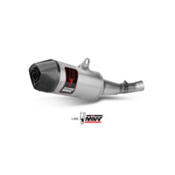 Глушник мотоцикловий Slip-On Line (Oval) MIVV для Honda CRF 250 R (22-) титановий