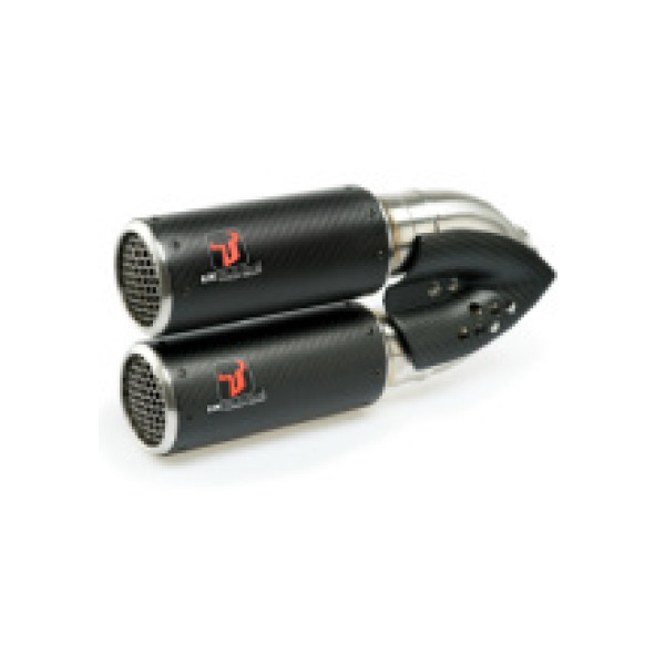 Повний вихлопний комплект IXRACE DC2 Honda CB 650 R/ CBR 650 R (21-23) карбоновий, з гомологацією