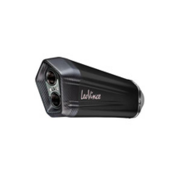 Вихлопна система LeoVince LV-12 Black Edition Slip-On, чорна нержавіюча сталь для Honda NT 1100 (22-)