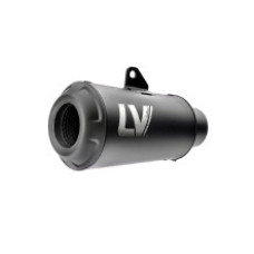 Випускний глушник LeoVince LV-10 Full Black Slip-On, Чорна нержавіюча сталь для Kawasaki Z 900 / A2 18-