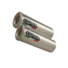 Глушник G.P.R M3 Inox Double Slip-On, Нержавіюча сталь - Kawasaki Zzr 1400 06-07