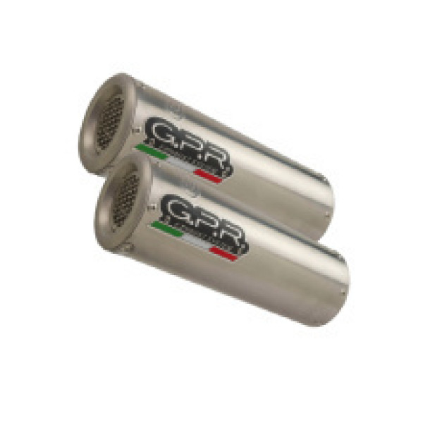 Глушник G.P.R M3 Inox Double Slip-On, Нержавіюча сталь - Kawasaki Zzr 1400 06-07