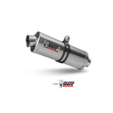 Повний вихлопний комплект (Oval) MIVV для Suzuki DL 650 V-Strom (04-06) срібний