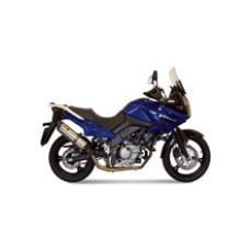 Повний вихлопний комплект (Suono) MIVV для Suzuki DL 650 V-Strom (04-06) срібний