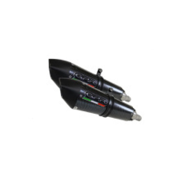 Подвійний глушник G.P.R Gpe Ann. Poppy Slip-On, Нержавіюча сталь - Suzuki GSX 1400 01-07