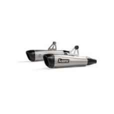 Випускні системи Slip-On Line Титан + Вуглецеве волокно Akrapović для Triumph Bonneville T120 16-20 / T100 17-20