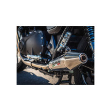 Подвійний глушник G.P.R Deeptone Inox Slip-On, нержавіюча сталь - Triumph Street Twin 900 15-19 e3