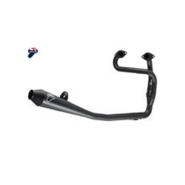 Вихлопна система 2x1 Termignoni Slip-On нержавіюча сталь для Triumph Street Twin (16-20) чорна