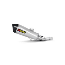 Глушник мотоцикловий Akrapović для Yamaha X-Max 400 13-16, Majesty 400 07-15 Slip on, Нержавіюча сталь + Вуглецеве волокно