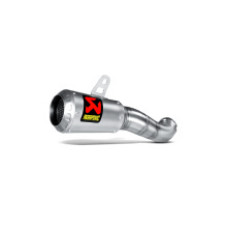 Глушник мотоцикловий Akrapovič Slip-On Line Yamaha MT-03 (16-21)/ YZF-R25 (14-21)/ YZF-R3 (15-21) нержавіюча сталь