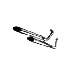 Глушники LeoVince SilverTail K02 Slip-On, Хромована сталь до Yamaha XVS 1100 Drag Star 99-03