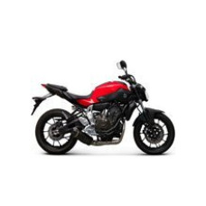 Вихлопна система 2x1 Termignoni Slip-On нержавіюча сталь для Yamaha MT07 (14-20), Yamaha XSR 700 (16-20)