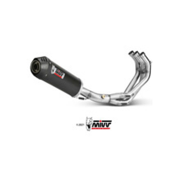 Повний вихлопний система (Oval) MIVV для Yamaha Tracer 900 / GT / FJ-09 (13-20) карбон