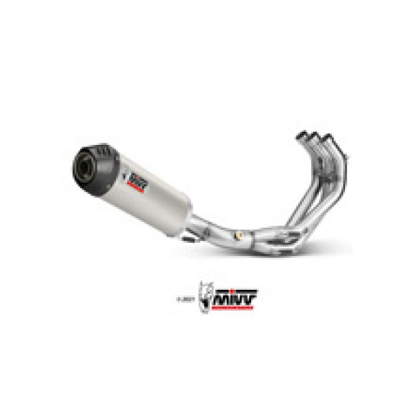 Повний вихлопний система (Oval) MIVV для Yamaha Tracer 900 / GT / FJ-09 (13-20) титановий