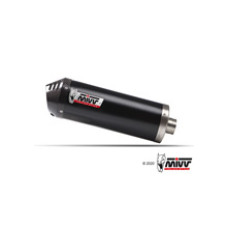 Повний вихлопний колектор (Oval) MIVV для Yamaha T-Max 530 (17-19) / 560 (20-21) чорний
