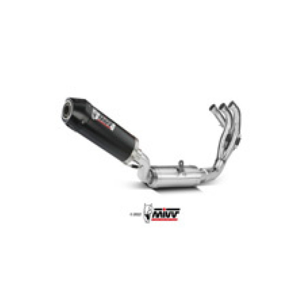 Повний вихлопний комплект (Oval) MIVV для Yamaha Tracer 9 / GT (21-) карбон