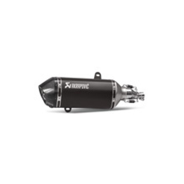 Глушник мотоцикловий Slip-On Line Нержавіюча сталь + Карбон Akrapovič для Vespa GTS 125 / Super (17-20) / GTS 150 (17-19)