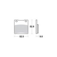 Гальмівні колодки SBS 556 LS