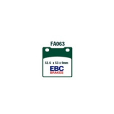 Гальмівні колодки EBC FA063V 52.6 x 53 x 9mm на зад