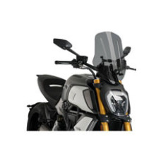 Вітрове скло PUIG Naked New Generation для Ducati Diavel 1260 / S (19-) сильно затемнене