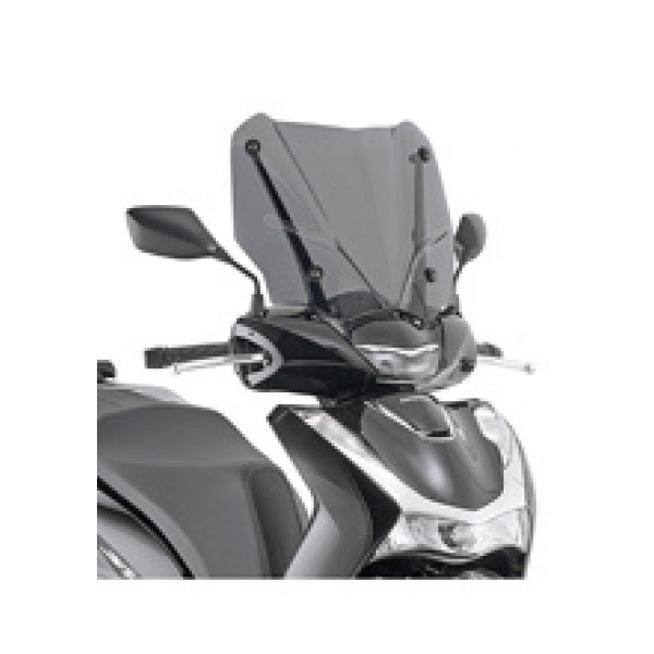 Мотоциклетний екран Kappa для Honda SH 125-150 (20-) / SH 350 (21-) затемнений