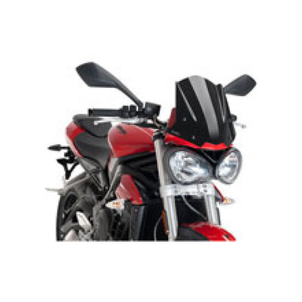 Обтічник PUIG для Triumph Street Triple S (17-19) чорний