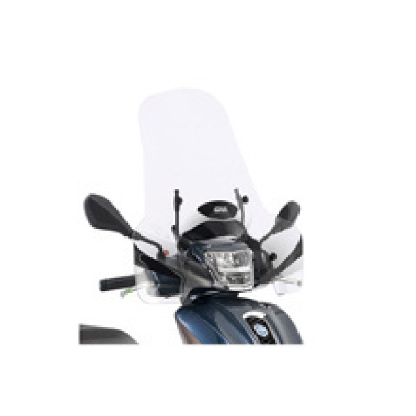 Мотоциклетний щиток GIVI для Piaggio Medley 125-150 I-Get/ Medley S 125-150 I-GET (20-) прозорий без кріплення