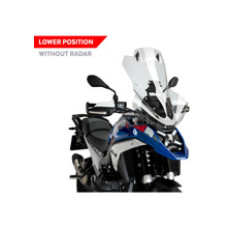 Мотоциклетний туристичний екран PUIG BMW R 1300 GS (24-) прозорий з дефлектором; для моделей без радара