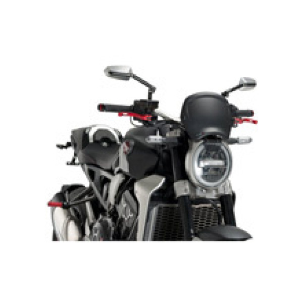 Мотоциклетний обтікач PUIG Retroplate для Honda CB1000R Neo Sports Cafe (18-20), CB650R Neo Sports Cafe (19-) чорний
