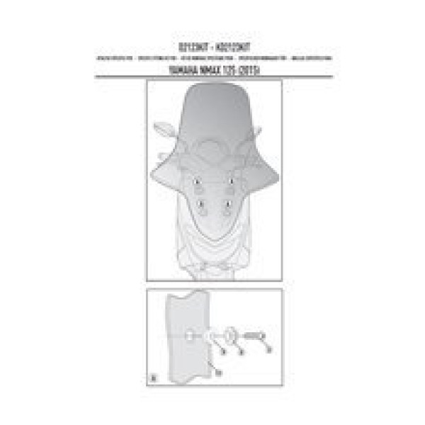 Кріплення GIVI до скла 2123DT