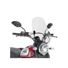 Мотоциклетний щиток Givi для Ducati Scrambler 400 (16-20)/ Icon 800 (15-21) прозорий креплення в комплекті