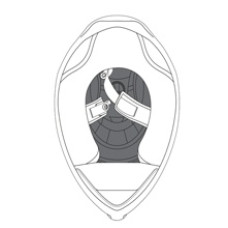 Вкладиш AGV для шолома K1 чорний