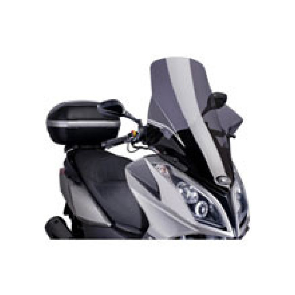 Скло PUIG V-Tech Touring для Kymco DOWNTOWN 125i / 300i, GRAND DINK 125 / 300, SUPERDINK 125i / 300I / 350i, X-TOWN 125 / 300 сильно затемнене