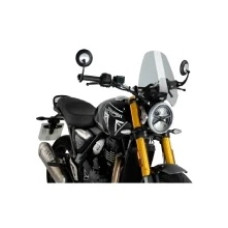 Спортивний мотоциклетний щиток PUIG Triumph Scrambler 400 X/ Speed 400 (24-) легке затемнення