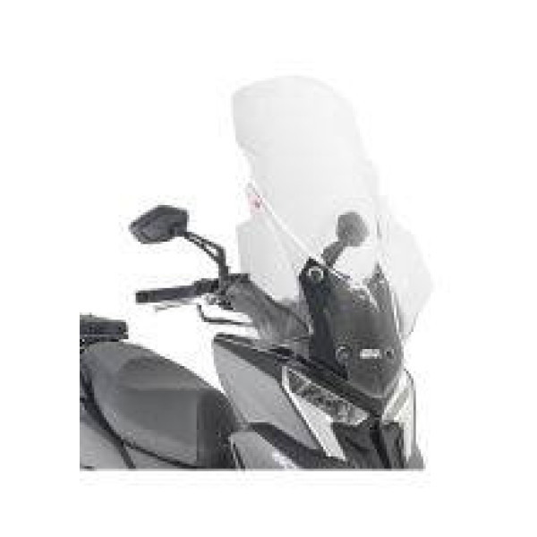 Скло для скутера GIVI Kymco Dink 125/ 150 Flat/ R Tunnel (23-) прозоре без кріплення