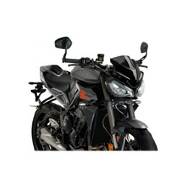 Спортивний мотоциклетний обтічник PUIG Naked New Generation Triumph Street Triple 765 R/ RS (23-) сильно затемнений
