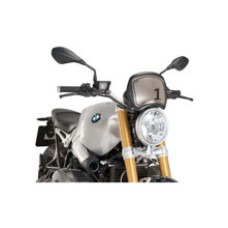 Пластикова вітрова панель PUIG Retroplate для BMW R Nine T / Pure / Scrambler / Urban чорна
