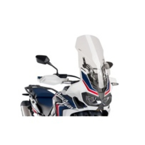Туристичний щиток + зміцнення PUIG для Honda CRF1000L Africa Twin / Adventure Sports прозорий