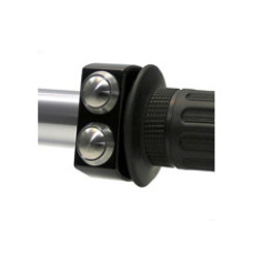 Кнопка для контролера Motogadget mo-Switch Plain 3 чорна-металева діаметр керма: 22 мм