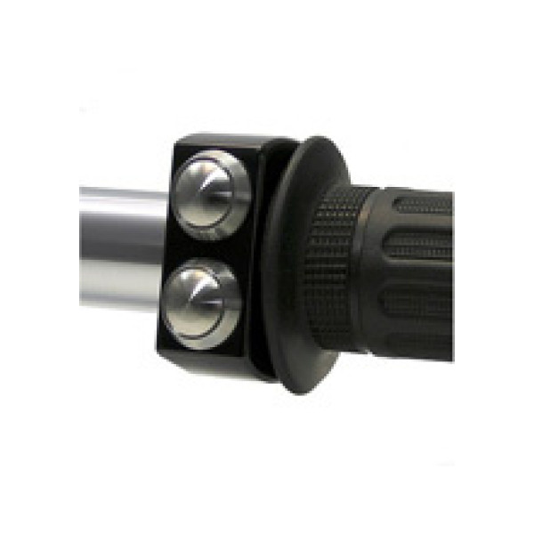 Кнопка для контролера Motogadget mo-Switch Plain 3 чорна-металева діаметр керма: 22 мм