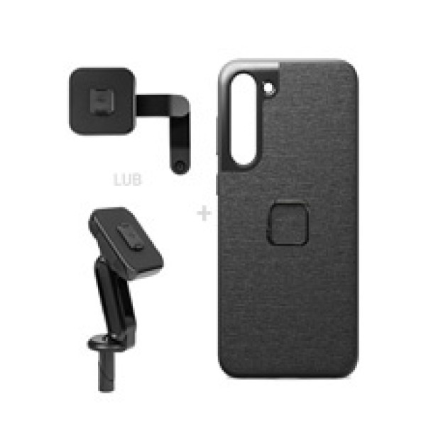 Комплект для мотоцикла: чохол Peak Design Mobile Everyday Case для моделі Samsung Galaxy S23 Plus + кріплення для мотоцикла