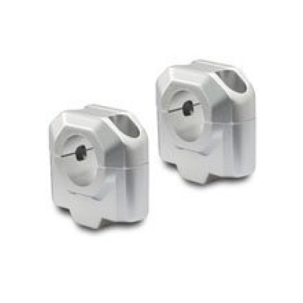 Комплект підвищення керма SW-MOTECH Honda, Benelli, KTM, Suzuki, Yamaha (обрані моделі) H: 30mm срібний
