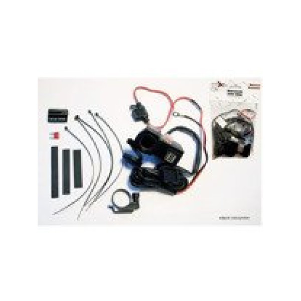 Мотоцикловий роз'єм запальнички Biketec з двома гніздами USB