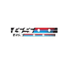 Наклейки на диски PUIG для BMW R1200GS (13-18) / R1250GS (18-) чорні