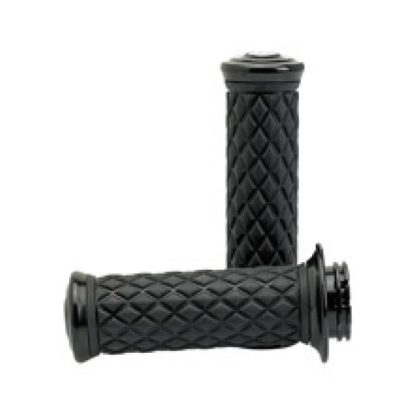 Манетки Biltwell AlumiCore Dual Cable для кермів діаметром 25.4 мм чорні