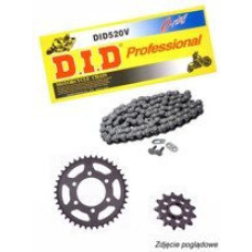 Комплект приводу: ланцюг D.I.D.520 V професійний O-Ring 106 ланок та зірочки SUNSTAR для Kawasaki EX 300 R Ninja 13-17/ Z 300 15-17