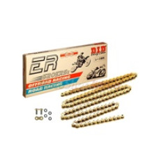 KTM EXC125/200/SX125/XC250/SX-F250/XC300/XC-W300/XCF-W250 комплект приводу DID520 ERS2 G&G EXCLUSIVE RACING (ланцюг супер посилений, безорінговий, gold&gold) зірочки SUNSTAR