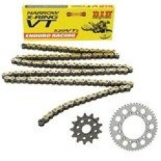 SUZUKI DR 350S 89-93 комплект приводу DID520 VT2 ENDURO RACING X-RING (ланцюг X-ring вузький, суперпосилений) зірочки SUNSTAR