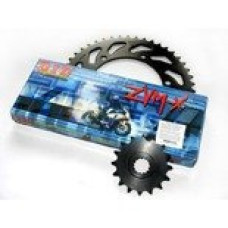 Triumph DAYTONA 675 06-, Daytona 675 R 11- DID525 ZVMX G&G SUPER STREET(X-ring гіпер-посилений, золотий) зірочки SUNSTAR