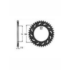 Зубчастий колесо SUNSTAR 1-2221 48 зубів